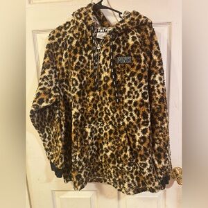 Victoria's Secret Animal Print Fleece Pullover